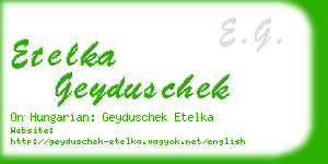 etelka geyduschek business card